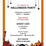 Halloween Invitation, Letterhead & Card Templates – Ms Word Throughout Free Halloween Templates For Word