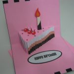 Handmade Greeting Card/Crafts Bestfriends Made It!: Happy Birthday. Within Happy Birthday Pop Up Card Free Template