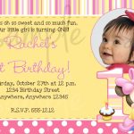 Happy 1St Birthday Invitation Template • Business Template Ideas For First Birthday Invitation Card Template