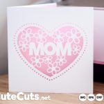 Happy Birthday Mom Card Svg Project Template Dxf Eps Cut | Etsy Regarding Mom Birthday Card Template