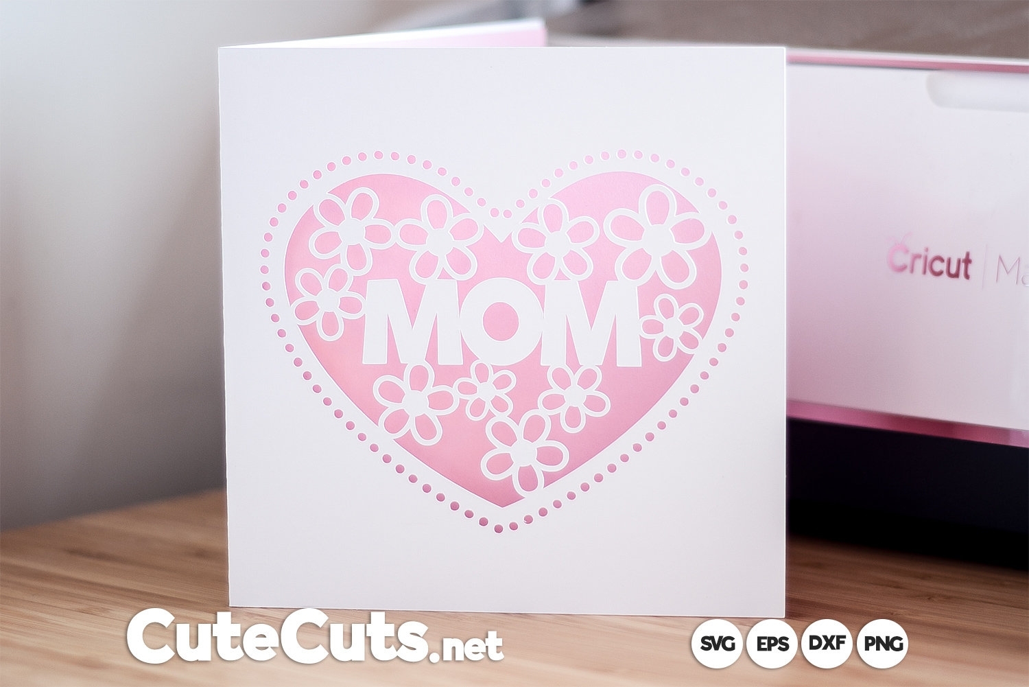 Happy Birthday Mom Card Svg Project Template Dxf Eps Cut | Etsy Regarding Mom Birthday Card Template