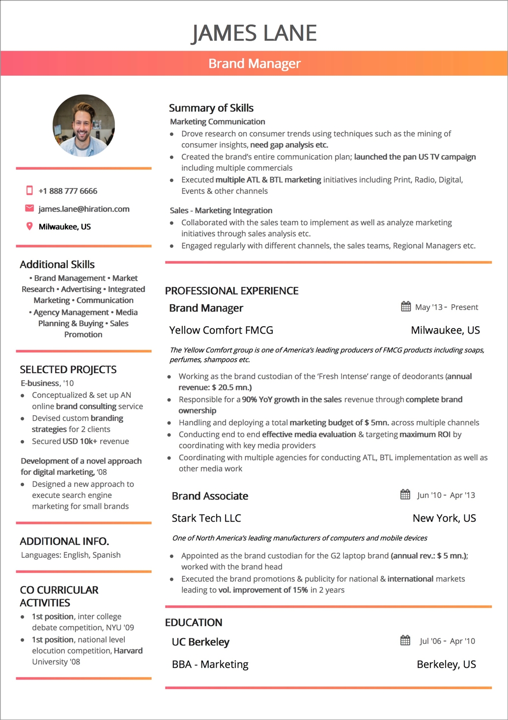 Harvard Resume Template - Excellent Resume Example For Tech Consulting regarding Combination Resume Template Word