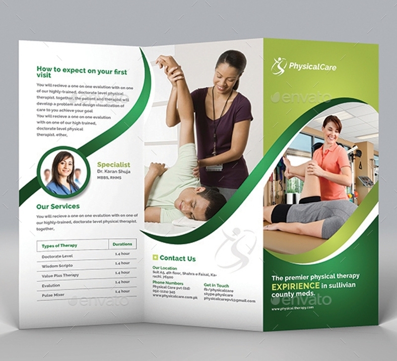 Health Brochure – 23+ Examples, Format, Pdf | Examples Pertaining To Medical Office Brochure Templates
