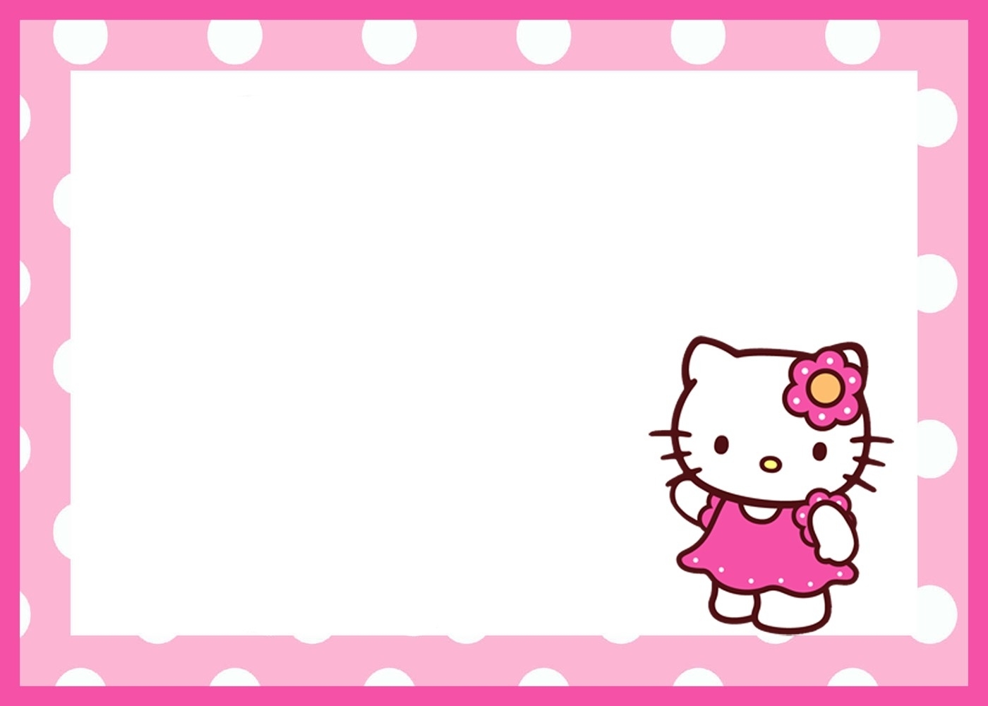Hello Kitty Free Printable Invitation Templates - Invitations Online In Hello Kitty Birthday Banner Template Free