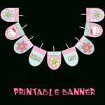 Hello Kitty Party Ideas Banner Is The Perfect Party Decoration. In Hello Kitty Birthday Banner Template Free