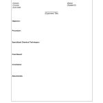 High School Lab Reports – Science Lab Report Template – Fill In The Blanks Throughout Science Experiment Report Template