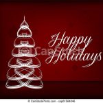 Holiday Background. Christmas Greeting Card Template With Wishes Happy With Happy Holidays Card Template