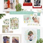 Holiday &amp; Christmas Photo Card Templates For Photographers pertaining to Free Christmas Card Templates For Photographers