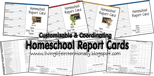 Homeschool Middle School Report Card Template Inside Homeschool Middle School Report Card Template
