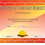 Honorary Life Membership Certificate Template : Certificate And Frames Within Life Membership Certificate Templates