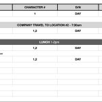 How (And Why) To Use A Call Sheet Template With Film Call Sheet Template Word