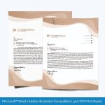 How To Create A Letterhead In Microsoft Word (2 Methods) – Word Layouts Throughout How To Create A Letterhead Template In Word