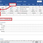 How To Create A Table Of Contents In Word - 22 (All In One) with regard to How To Insert Template In Word