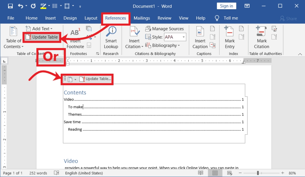 How To Create A Table Of Contents In Word - 22 (All In One) With Regard To How To Insert Template In Word