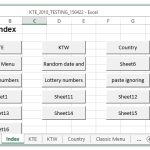 How To Create Buttons To Open/Go To Certain Sheets In Excel? With Index Card Template Open Office