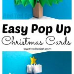 How To Make A 3D Christmas Card Pop Up Diy – Red Ted Art Pertaining To Pop Up Tree Card Template