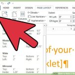 How To Make A Booklet In Word: 12 Steps (With Pictures) – Wikihow With Regard To How To Create A Book Template In Word