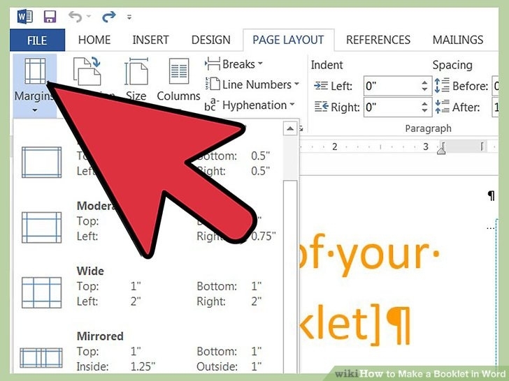 How To Make A Booklet In Word: 12 Steps (With Pictures) – Wikihow With Regard To How To Create A Book Template In Word