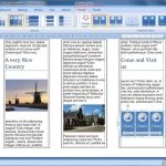 How To Make A Brochure On Microsoft Word 2007 – Carlynstudio Within Brochure Templates For Word 2007