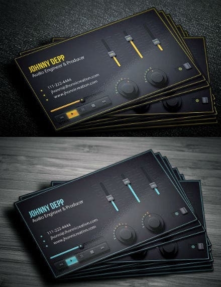 How To Make A Dj Business Card [12+ Templates] | Free & Premium Templates In Business Card Maker Template