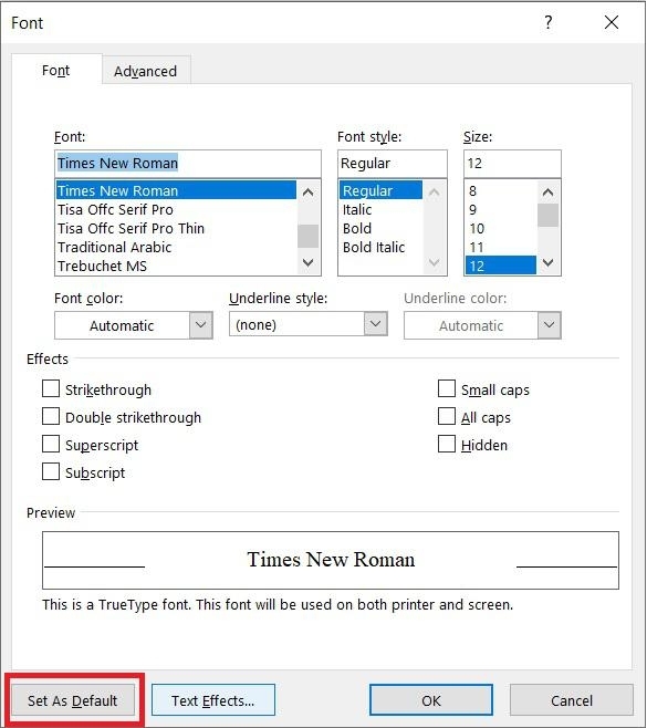 How To Set Default Font In Word – Smart Word User – Pickupbrain: Be Smart Throughout Change The Normal Template In Word 2010