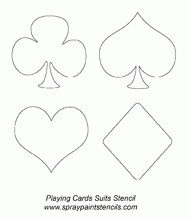 Http://Www.spraypaintstencils/A-Zlistings/Playing-Cards-Stencil.gif throughout Free Printable Playing Cards Template