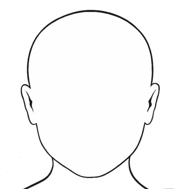 Human Head Outline Clipart 20 Free Cliparts | Download Images On Pertaining To Blank Face Template Preschool