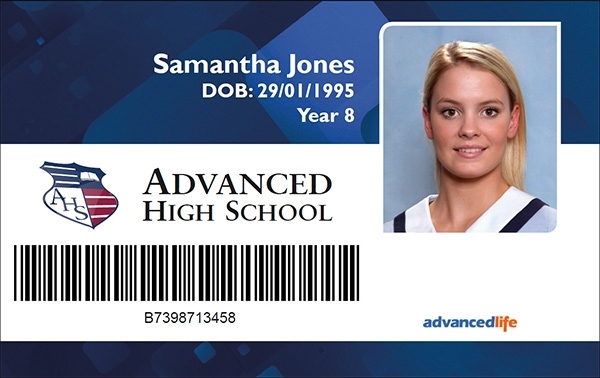 Id Cards | Advancedlife | School Photography And Print Specialists Regarding High School Id Card Template