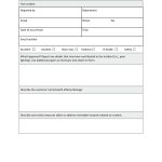 Incident Hazard Report Form Template In Ohs Incident Report Template Free