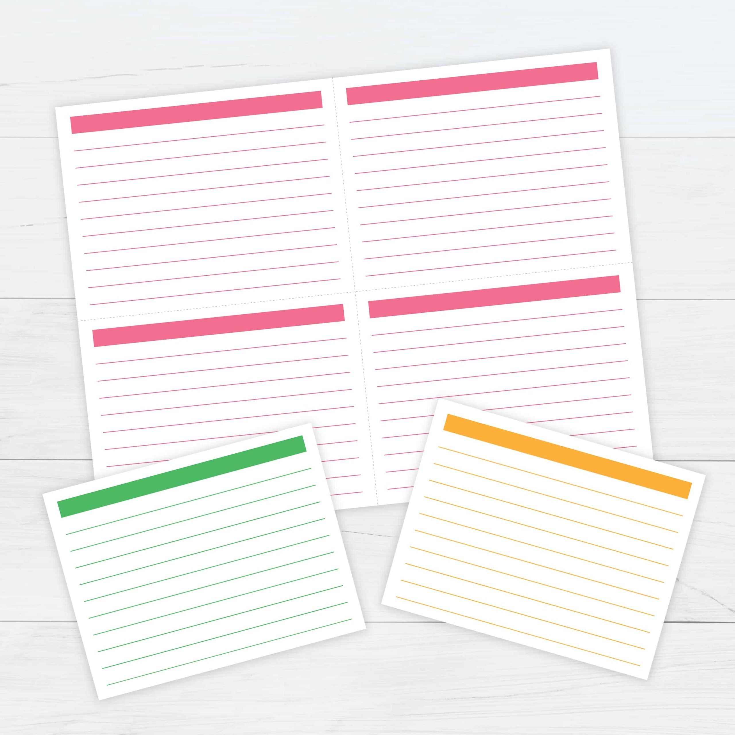 Index Card Template Pdf : Editable Blank Recipe Binder Book Digital With Regard To Blank Index Card Template