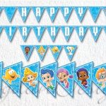 Instant Download Bubble Guppies Banner Printable By Bogdandesign With Regard To Bubble Guppies Birthday Banner Template