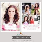 Instant Download Modeling Comp Card Photoshop Templates Pertaining To Free Comp Card Template