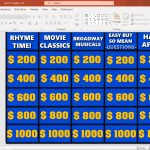 Jeopardy! Game Template For Powerpoint (2022) | Slidelizard® with regard to Quiz Show Template Powerpoint