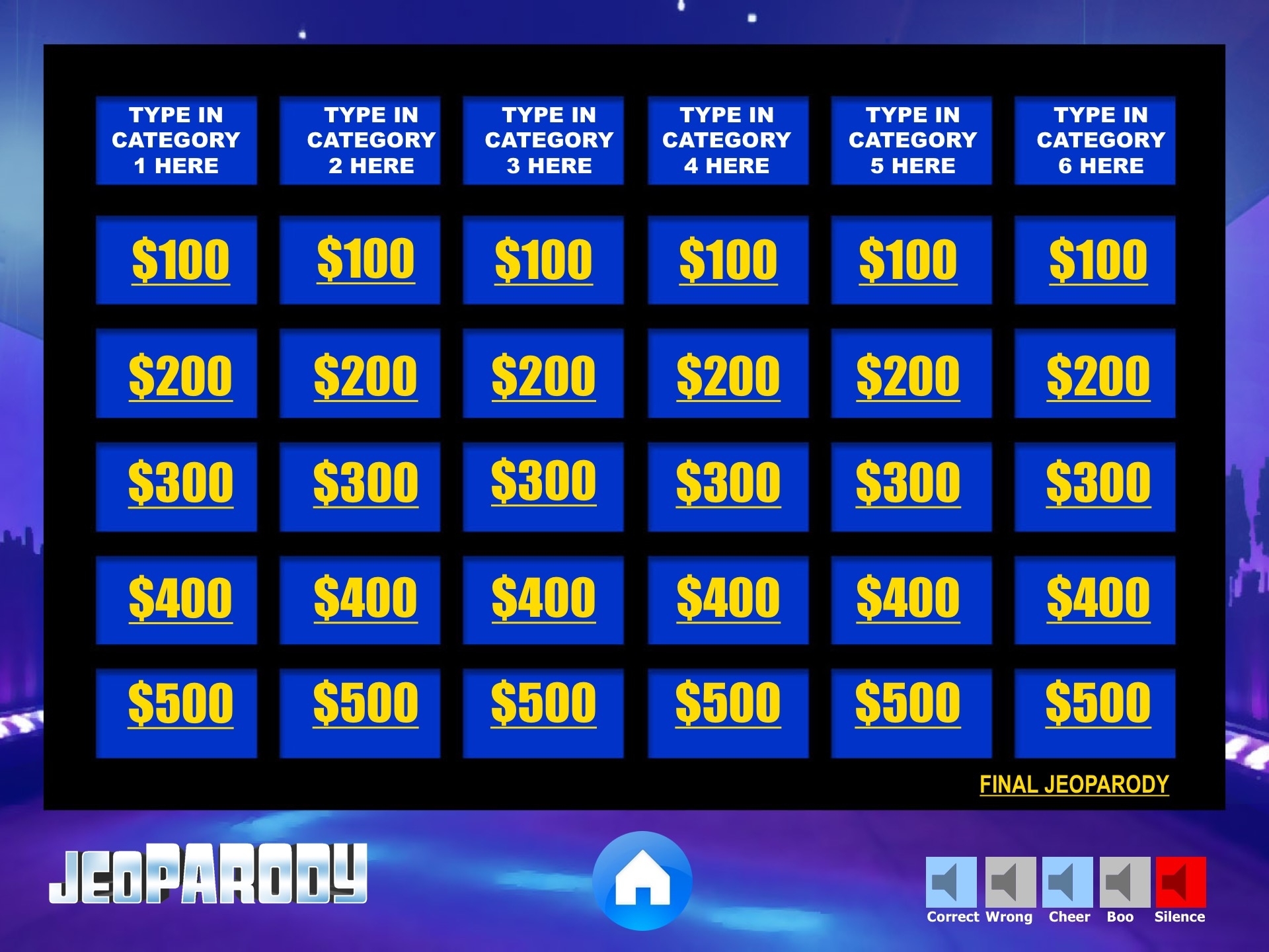 Jeopardy Powerpoint Game Template | Youth Downloads Throughout Jeopardy Powerpoint Template With Score