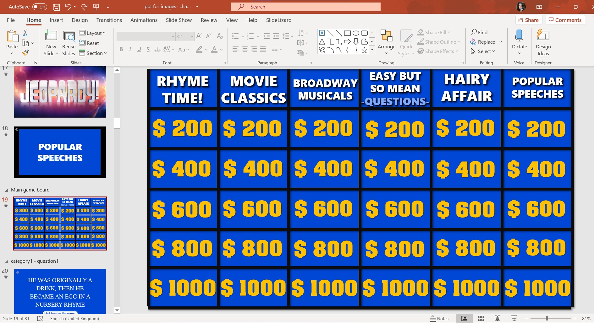 Jeopardy Theme Music For Powerpoint – The Templates Art In Jeopardy Powerpoint Template With Sound