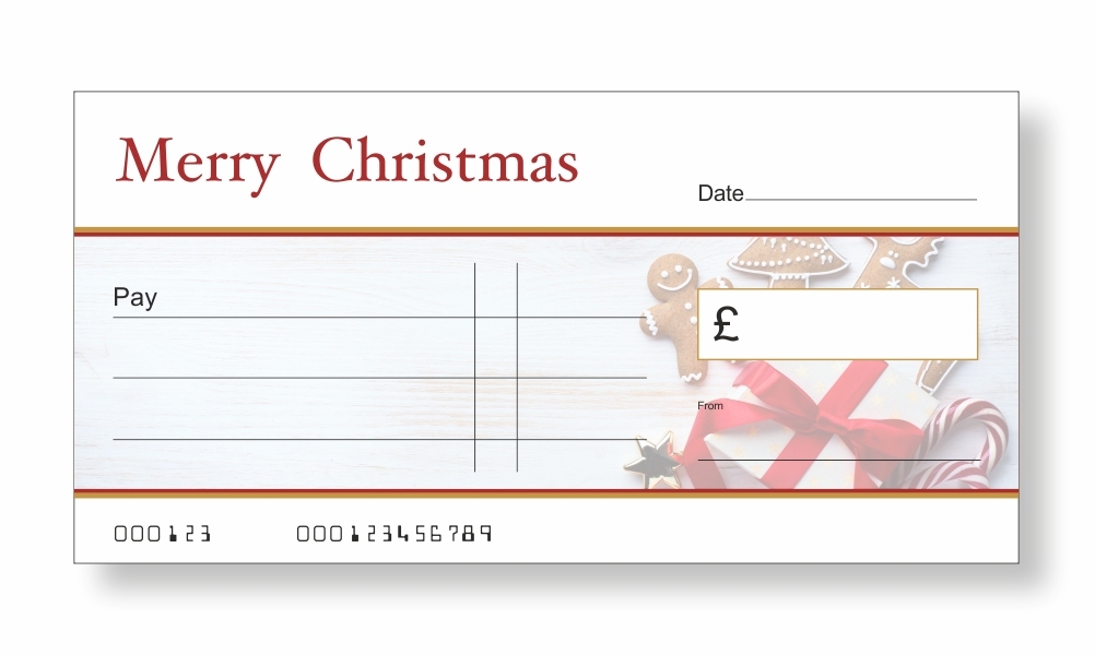 Jumbo Christmas Gift Cheques – The Home Of Big Presentation Cheques Throughout Fun Blank Cheque Template