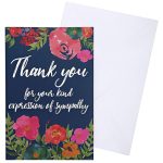 Kathleen M. Roach: Thank You For Your Sympathy Flowers - Free Printable throughout Sympathy Thank You Card Template