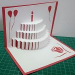 Khcommer: How To Make A Pop Up Birthday Cake Card Step By Step Throughout Happy Birthday Pop Up Card Free Template