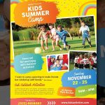 Kids Summer Camp Flyer Template – 25+ Free & Premium Download With Summer Camp Brochure Template Free Download