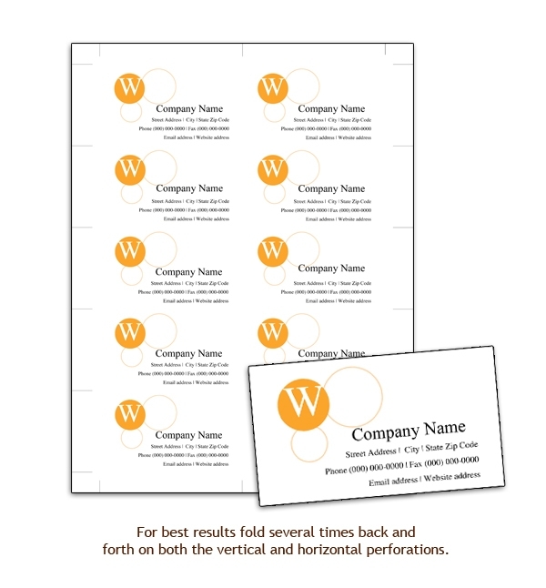 Letters Design Business Card - Southworth Throughout Southworth Business Card Template