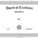 Lifetime Achievement Award Certificate Template | Emetonlineblog With Free Printable Certificate Of Achievement Template