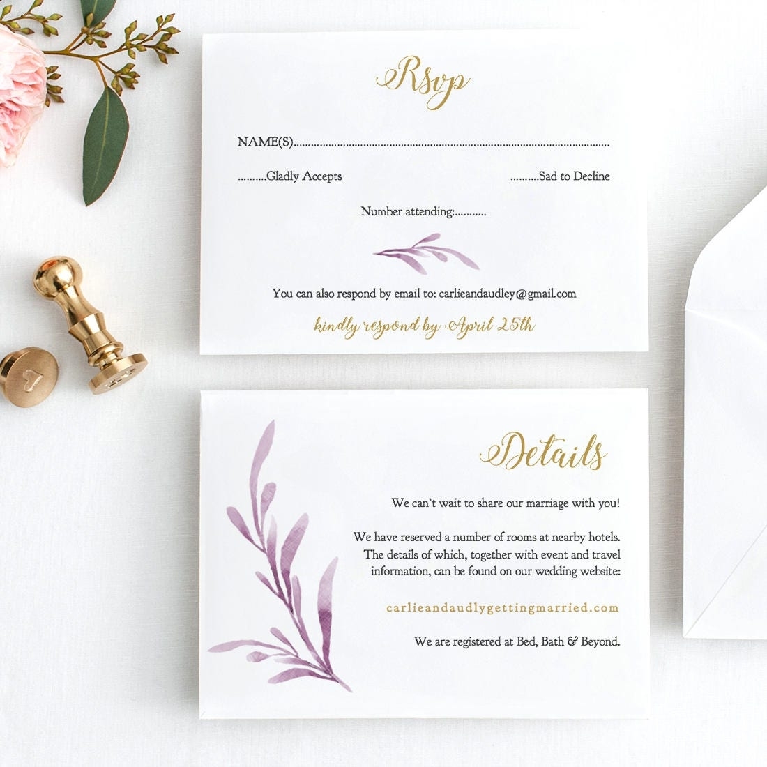 Lilac Wedding Table Place Card Template, Lilac Flat And Folded Name Pertaining To Fold Over Place Card Template