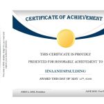 Long Service Award Sample Certificate Of Achievement | Presentation Inside Award Certificate Template Powerpoint
