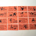 Lot Of 16 Vintage Monopoly Game Card Pieces For Ephemera Or With Regard To Monopoly Chance Cards Template