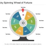 Lucky Spinning Wheel Of Fortune | Powerpoint Slide Template With Regard To Wheel Of Fortune Powerpoint Template