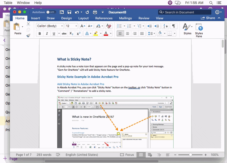 Mac: How To Save Onenote Content As A Word Document? – Office Onenote Throughout Word 2010 Templates And Add Ins
