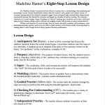 Madeline Hunter Lesson Plan Blank Template In Madeline Hunter Lesson Plan Blank Template