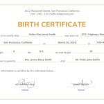 Make A Fake Birth Certificate Online Free | Updated On July 2022 Throughout Birth Certificate Fake Template