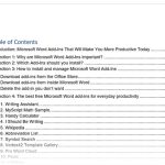 Make A Word Table Of Contents In 7 Easy Steps | Goskills Within Word 2013 Table Of Contents Template