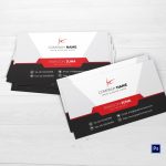 Manager Business Card Design Template In Word, Psd, Publisher Pertaining To Professional Name Card Template